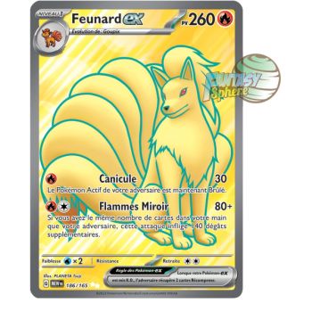 Item Feunard EX - Ultra Rare 186/165 - Ecarlate et Violet 151