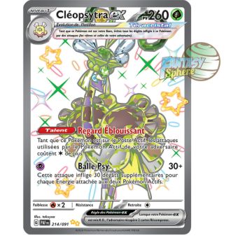 Item Cléopsytra EX -  Shiny Ultra Rare 214/91 - Ecarlate et Violet Destinées de Paldea