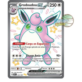 Item Grodoudou EX -  Shiny Ultra Rare 222/91 - Ecarlate et Violet Destinées de Paldea