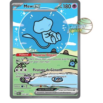 Item Mew EX -  Special Illustration Rare 232/91 - Ecarlate et Violet Destinées de Paldea