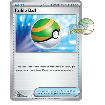 Item Faiblo Ball - Reverse 84/91 - Ecarlate et Violet Destinées de Paldea