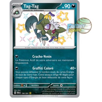 Item Tag-Tag -  Shiny Rare 190/91 - Ecarlate et Violet Destinées de Paldea