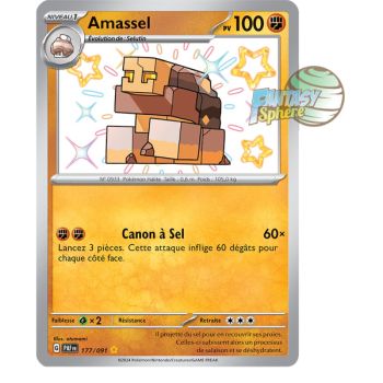 Item Amassel -  Shiny Rare 177/91 - Ecarlate et Violet Destinées de Paldea