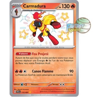 Item Carmadura -  Shiny Rare 115/91 - Ecarlate et Violet Destinées de Paldea