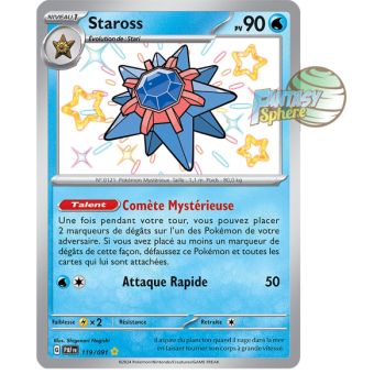 Item Staross -  Shiny Rare 119/91 - Ecarlate et Violet Destinées de Paldea