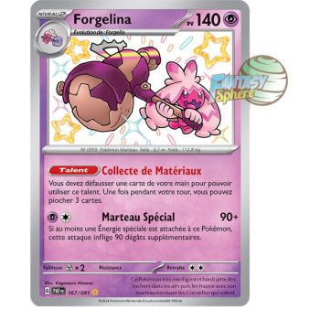 Item Forgelina -  Shiny Rare 167/91 - Ecarlate et Violet Destinées de Paldea