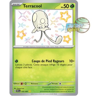 Item Terracool -  Shiny Rare 105/91 - Ecarlate et Violet Destinées de Paldea