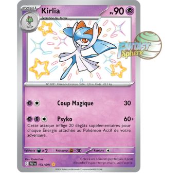 Item Kirlia -  Shiny Rare 154/91 - Ecarlate et Violet Destinées de Paldea