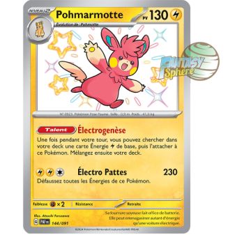 Item Pohmarmotte -  Shiny Rare 144/91 - Ecarlate et Violet Destinées de Paldea