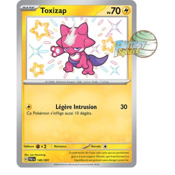 Item Toxizap -  Shiny Rare 140/91 - Ecarlate et Violet Destinées de Paldea