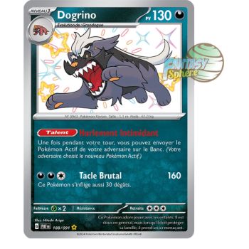 Item Dogrino -  Shiny Rare 188/91 - Ecarlate et Violet Destinées de Paldea