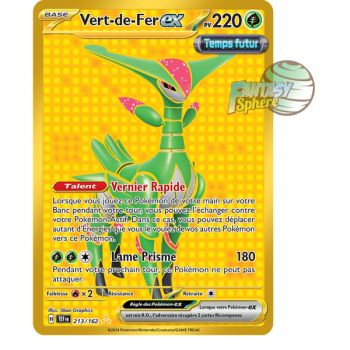 Item Vert-de-Fer EX - Secrete Rare 213/162 - Ecarlate et Violet Forces Temporelles