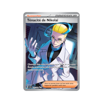 Item Ténacité de Nikolaï - Full Art Ultra Rare 87/64 - Ecarlate et Violet Fable Nébuleuse