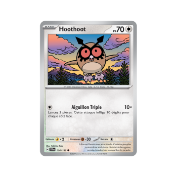 Item Hoothoot - Reverse 114/142 - Ecarlate et Violet Couronne Stellaire