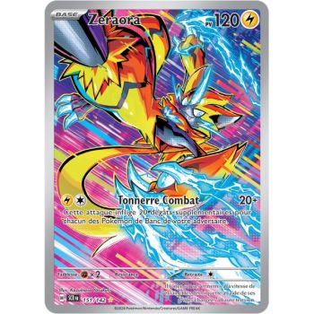 Item Zeraora - Illustration Rare 151/142 - Ecarlate et Violet Couronne Stellaire