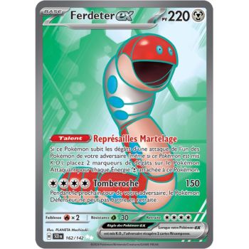 Item Ferdeter EX - Ultra Rare 162/142 - Ecarlate et Violet Couronne Stellaire