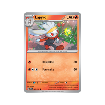 Item Lapyro - Reverse 27/142 - Ecarlate et Violet Couronne Stellaire