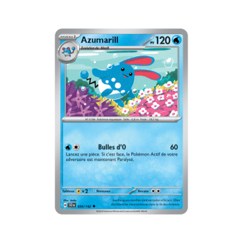 Item Azumarill - Reverse 34/142 - Ecarlate et Violet Couronne Stellaire