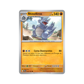 Item Rhinoféros - Reverse 75/142 - Ecarlate et Violet Couronne Stellaire