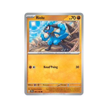 Item Riolu - Reverse 81/142 - Ecarlate et Violet Couronne Stellaire