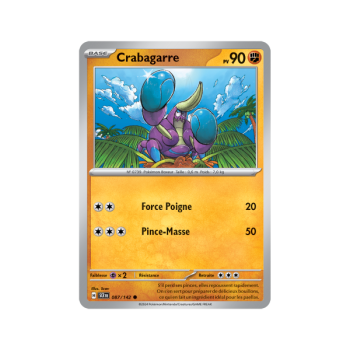 Item Crabagarre - Reverse 87/142 - Ecarlate et Violet Couronne Stellaire