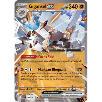 Item Gigansel EX - Double Rare 89/142 - Ecarlate et Violet Couronne Stellaire