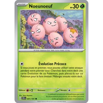 Item Noeunoeuf - Reverse 1/191 - Ecarlate et Violet Etincelle Déferlante