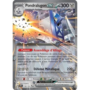 Item Pondralugon-ex - Double Rare 130/191 - Ecarlate et Violet Etincelle Déferlante