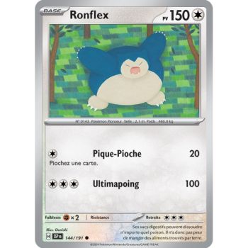 Item Ronflex - Reverse 144/191 - Ecarlate et Violet Etincelle Déferlante