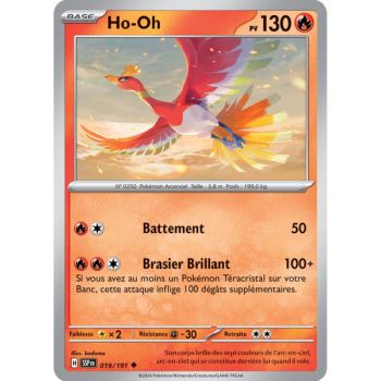 Item Ho-Oh - Reverse 19/191 - Ecarlate et Violet Etincelle Déferlante