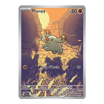 Phanpy - Illustration Rare 205/191 - Ecarlate et Violet Etincelle Déferlante
