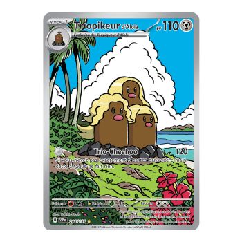 Triopikeur d’Alola - Illustration Rare 208/191 - Ecarlate et Violet Etincelle Déferlante