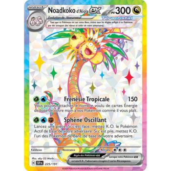 Item Noadkoko d’Alola-ex - Ultra Rare 225/191 - Ecarlate et Violet Etincelle Déferlante