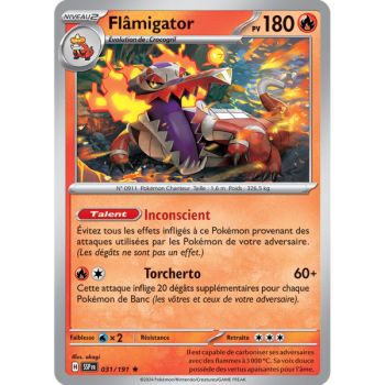 Item Flâmigator - Reverse 31/191 - Ecarlate et Violet Etincelle Déferlante