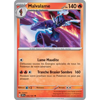 Item Malvalame - Reverse 35/191 - Ecarlate et Violet Etincelle Déferlante