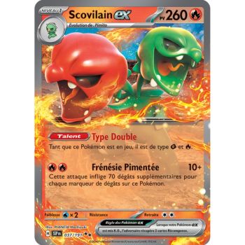 Item Scovilain-ex - Double Rare 37/191 - Ecarlate et Violet Etincelle Déferlante