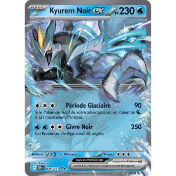 Item Kyurem Noir-ex - Double Rare 48/191 - Ecarlate et Violet Etincelle Déferlante