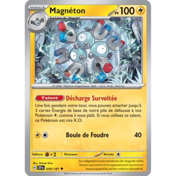 Item Magnéton - Reverse 59/191 - Ecarlate et Violet Etincelle Déferlante