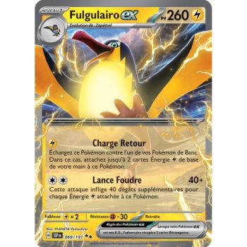 Item Fulgulairo-ex - Double Rare 68/191 - Ecarlate et Violet Etincelle Déferlante