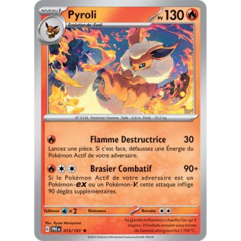 Item Pyroli - Holo Rare 13/131 - Ecarlate et Violet 8.5 Évolutions Prismatiques