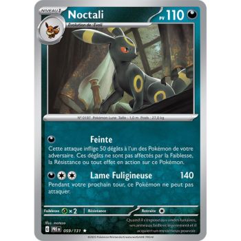 Item Noctali - Holo Rare 59/131 - Ecarlate et Violet 8.5 Évolutions Prismatiques