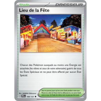 Item Lieu de la Fête - Peu Commune 108/131 - Ecarlate et Violet 8.5 Évolutions Prismatiques