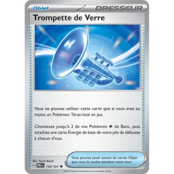 Item Trompette de Verre - Peu Commune 110/131 - Ecarlate et Violet 8.5 Évolutions Prismatiques