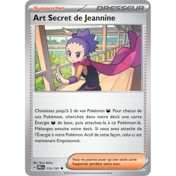 Item Art Secret de Jeannine - Peu Commune 112/131 - Ecarlate et Violet 8.5 Évolutions Prismatiques