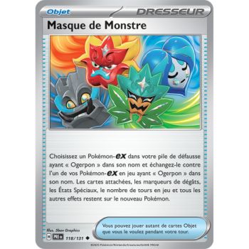 Item Masque de Monstre - Peu Commune 118/131 - Ecarlate et Violet 8.5 Évolutions Prismatiques