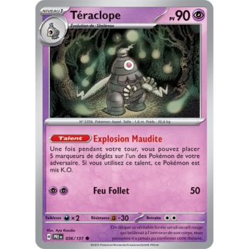 Item Téraclope - Commune 36/131 - Ecarlate et Violet 8.5 Évolutions Prismatiques