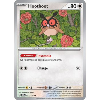Item Hoothoot - Commune 77/131 - Ecarlate et Violet 8.5 Évolutions Prismatiques