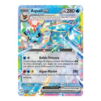 Aquali-ex - Double Rare 23/131 - Ecarlate et Violet 8.5 Évolutions Prismatiques