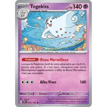 Item Togekiss - Reverse 72/191 - Ecarlate et Violet Etincelle Déferlante