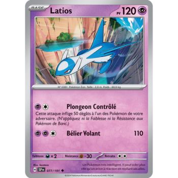 Item Latios - Reverse 77/191 - Ecarlate et Violet Etincelle Déferlante